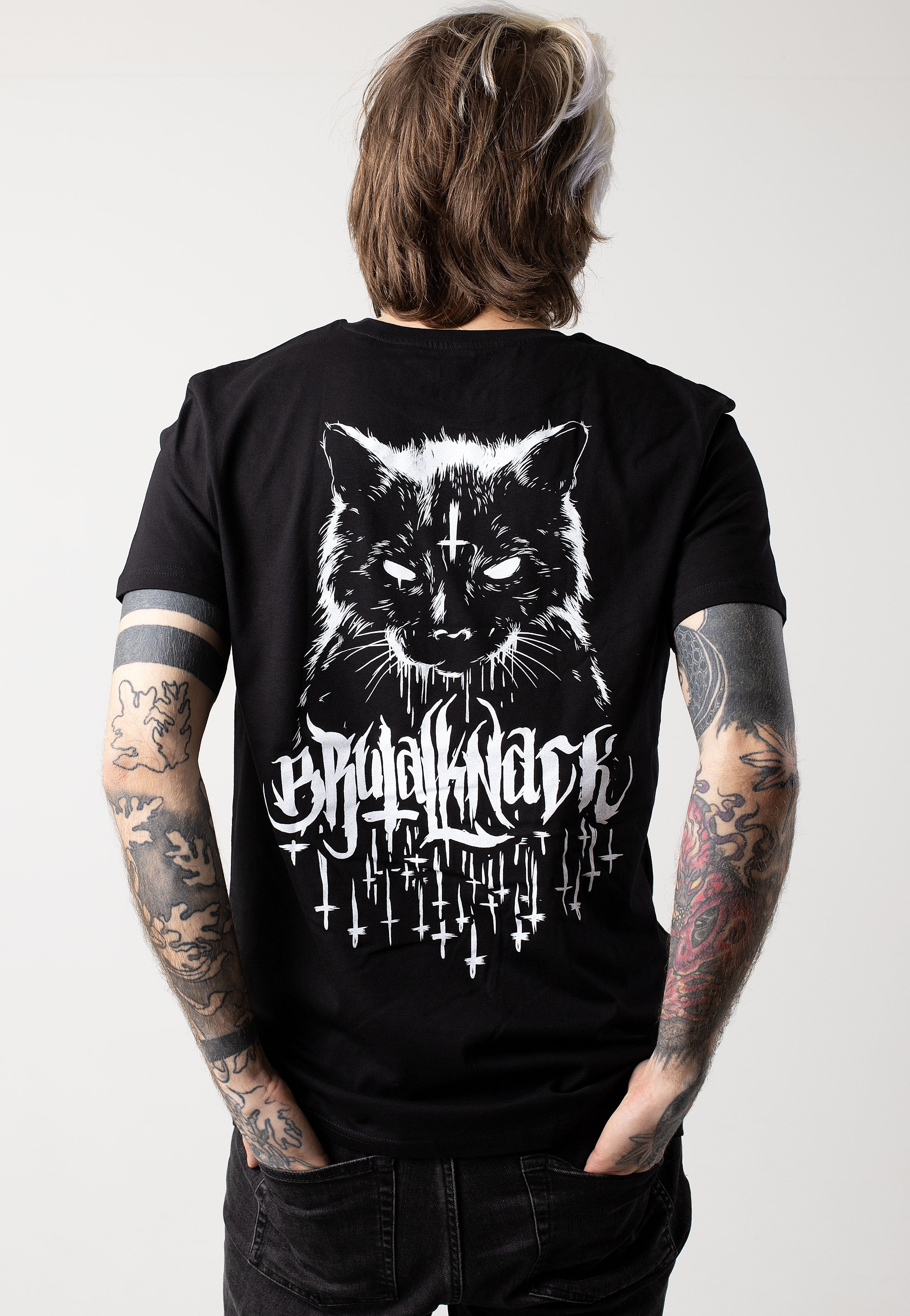 Brutal Knack - The Cat from Hell Black - T-Shirt