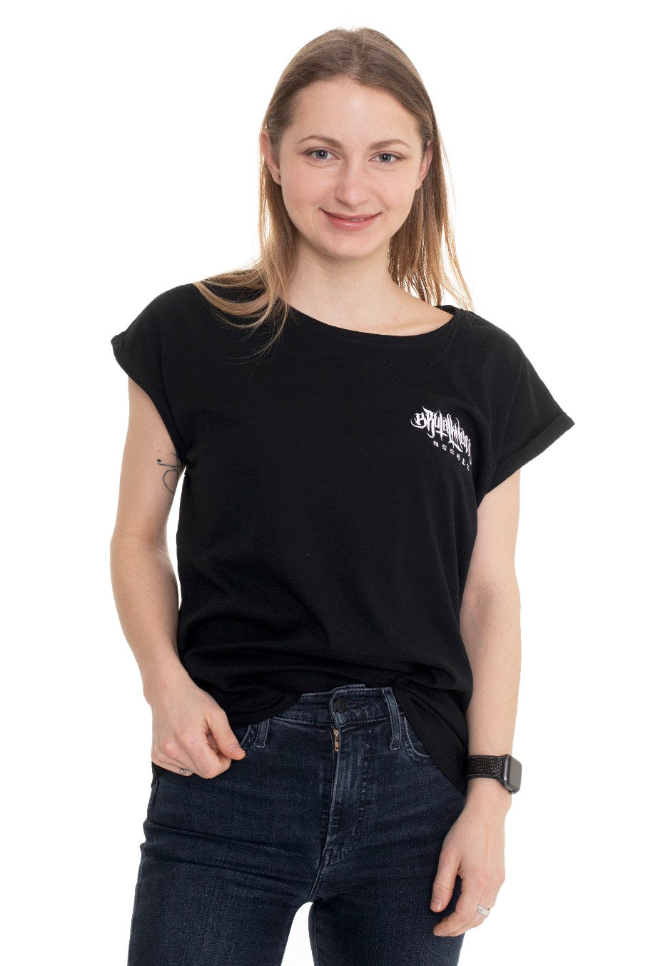 Brutal Knack - Tiger Extended Black - T-Shirt | Women-Image