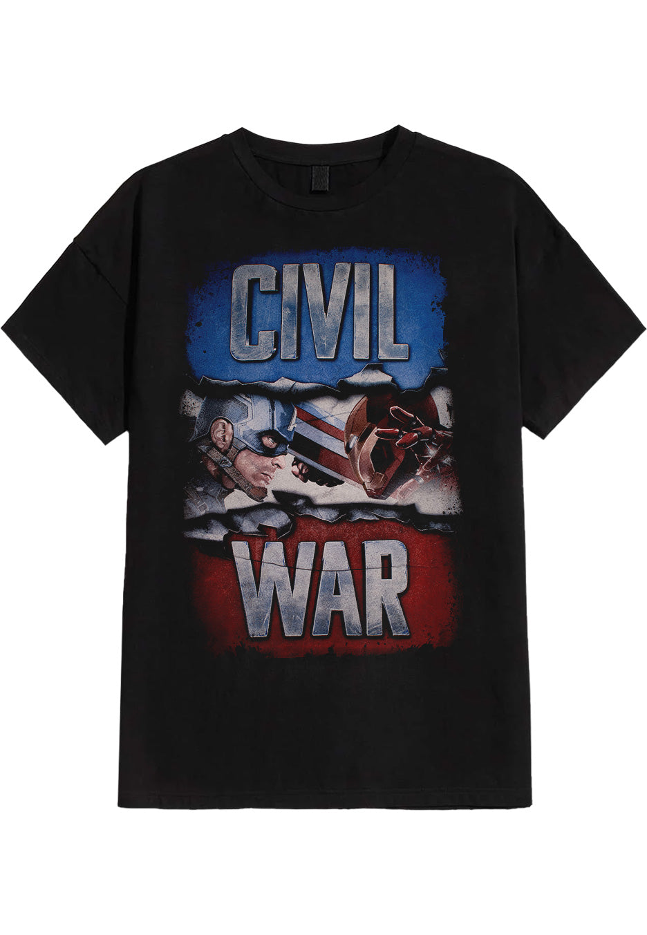 Captain America - Captain America Cover Black - T-Shirt | Neutral-Image