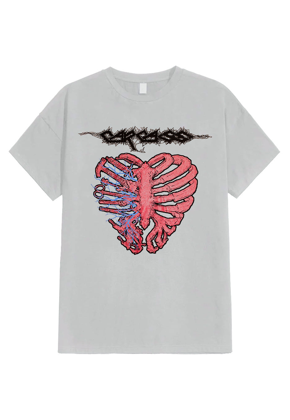 Carcass - Heart Ice Grey - T-Shirt | Neutral-Image