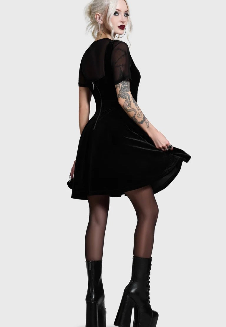 Killstar Cathedra Corset Mini Multi Vestido