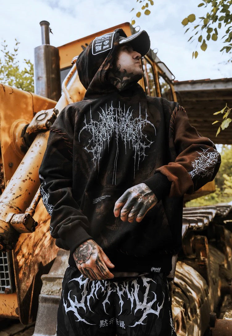 Stay Cold Apparel - Chamber Of Chaos Heavy Oversized Brown - Hoodie | Men-Image
