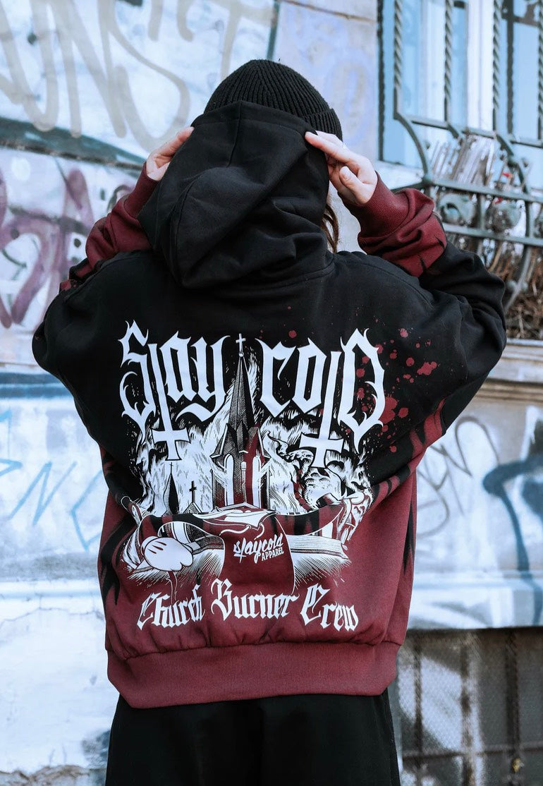 Stay Cold Apparel - Church Burner Crew Oversized Customized