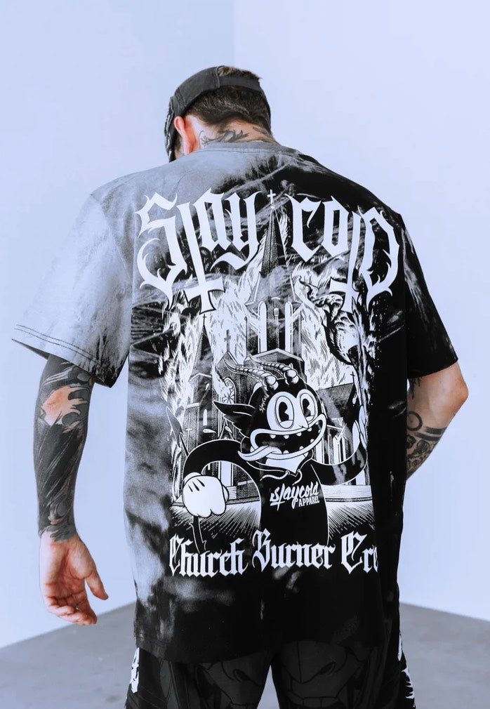 Stay Cold Apparel - Church Burner Crew Customized - T-Shirt | Men-Image