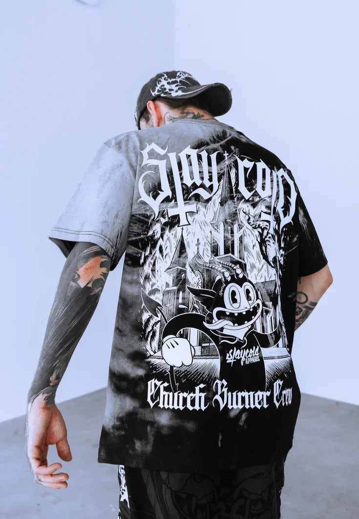 Stay Cold Apparel - Church Burner Crew Customized - T-Shirt | Men-Image