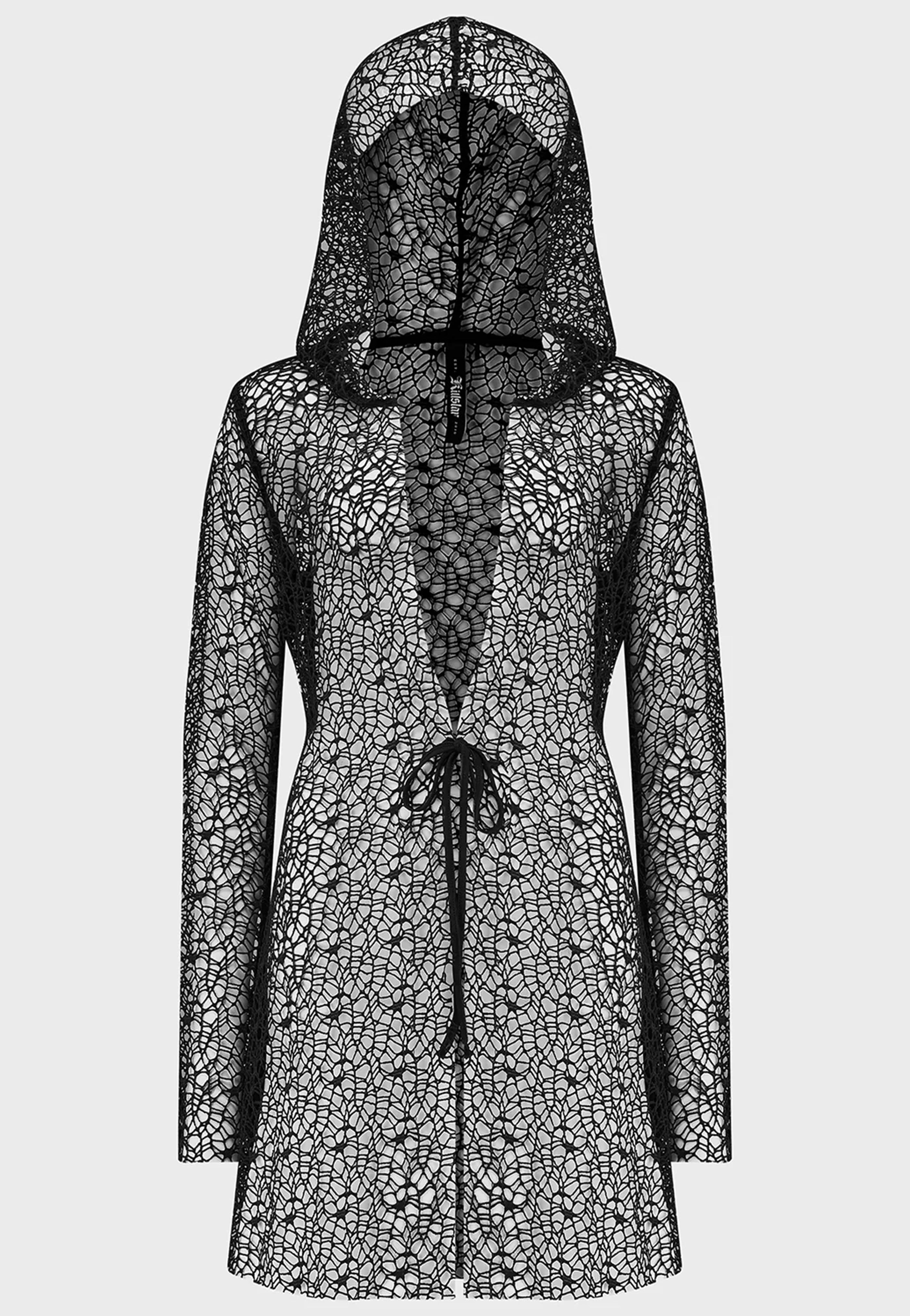 Killstar - Cobweb Cove Black - Cloak | Women-Image