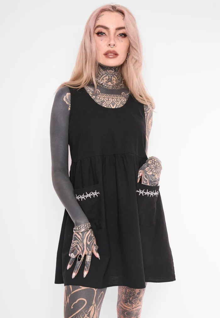 Mary Wyatt - Cora Smock Black - Dress | Women-Image