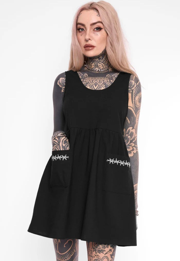 Mary Wyatt - Cora Smock Black - Dress | Women-Image