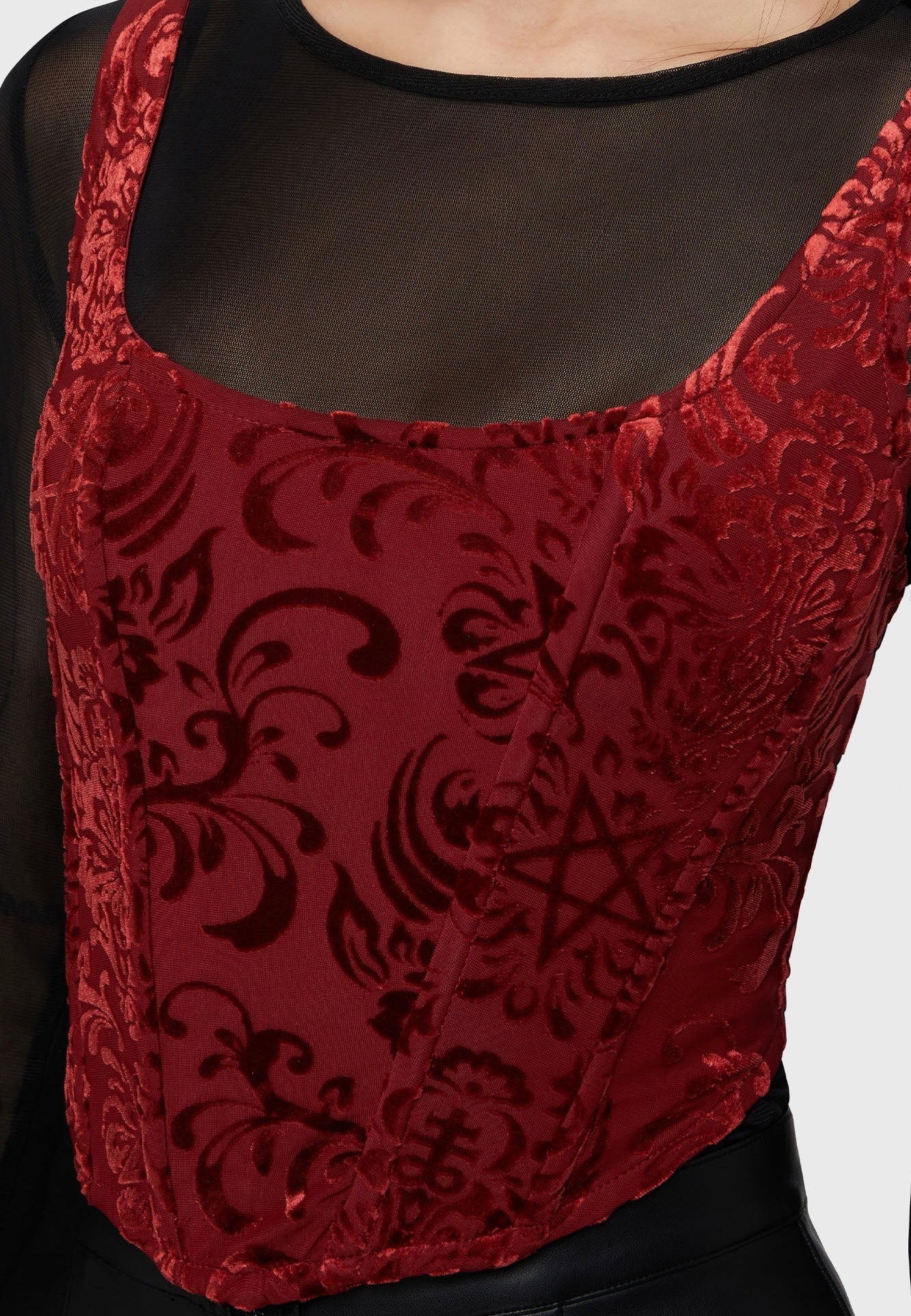 Killstar - Crimson Bloodlust Red - Corset | Women-Image
