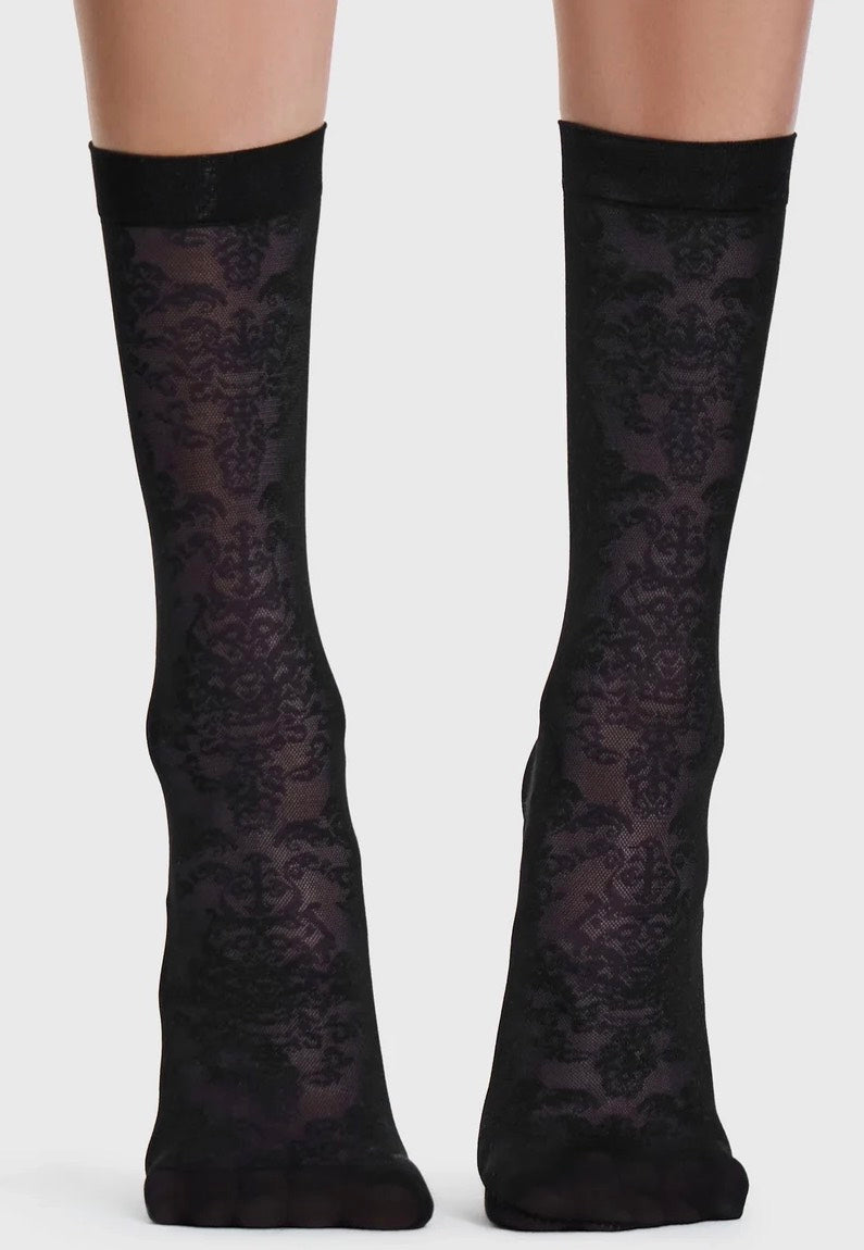 Killstar Daemon Black Socken