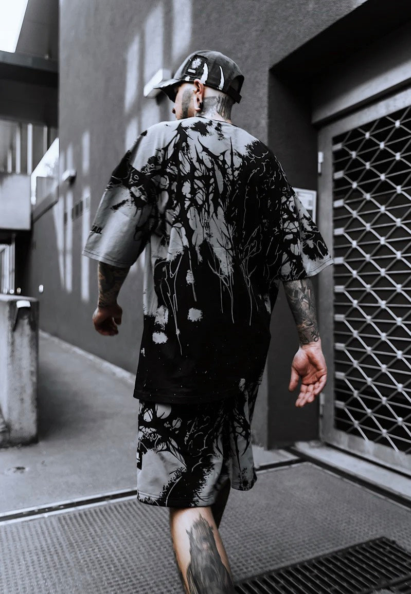 Stay Cold Apparel - Daggerwave Oversized Grey Dye - T-Shirt | Men-Image