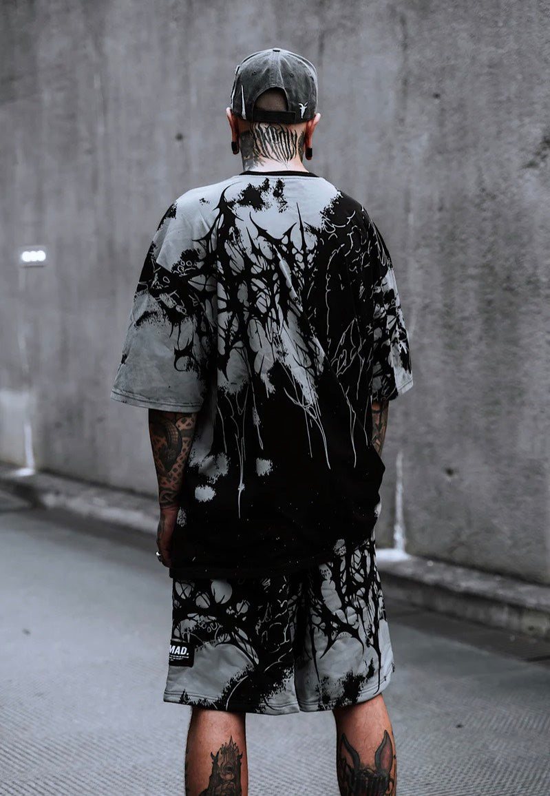 Stay Cold Apparel - Daggerwave Oversized Grey Dye - T-Shirt | Men-Image