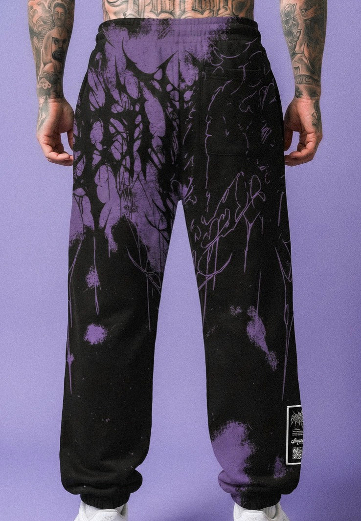 Stay Cold Apparel - Daggerwave Purple - Sweat Pants | Men-Image