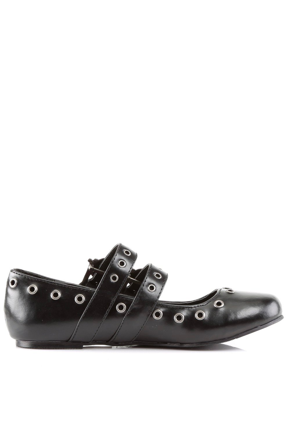 DemoniaCult - Daisy 03 Black Vegan Leather - Girl Shoes