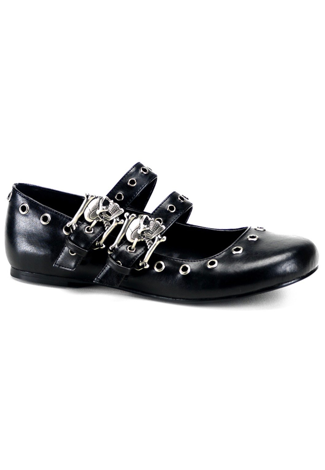 DemoniaCult - Daisy 03 Black Vegan Leather - Girl Shoes