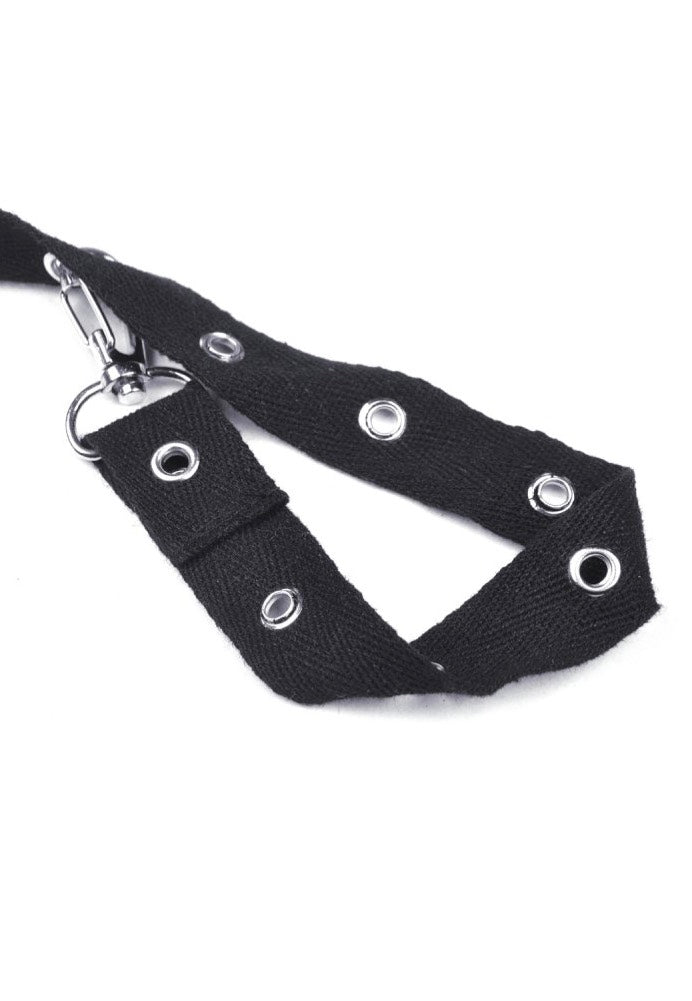 Dark In Love Punk Rock Locomotive Irreqular Black Minifalda