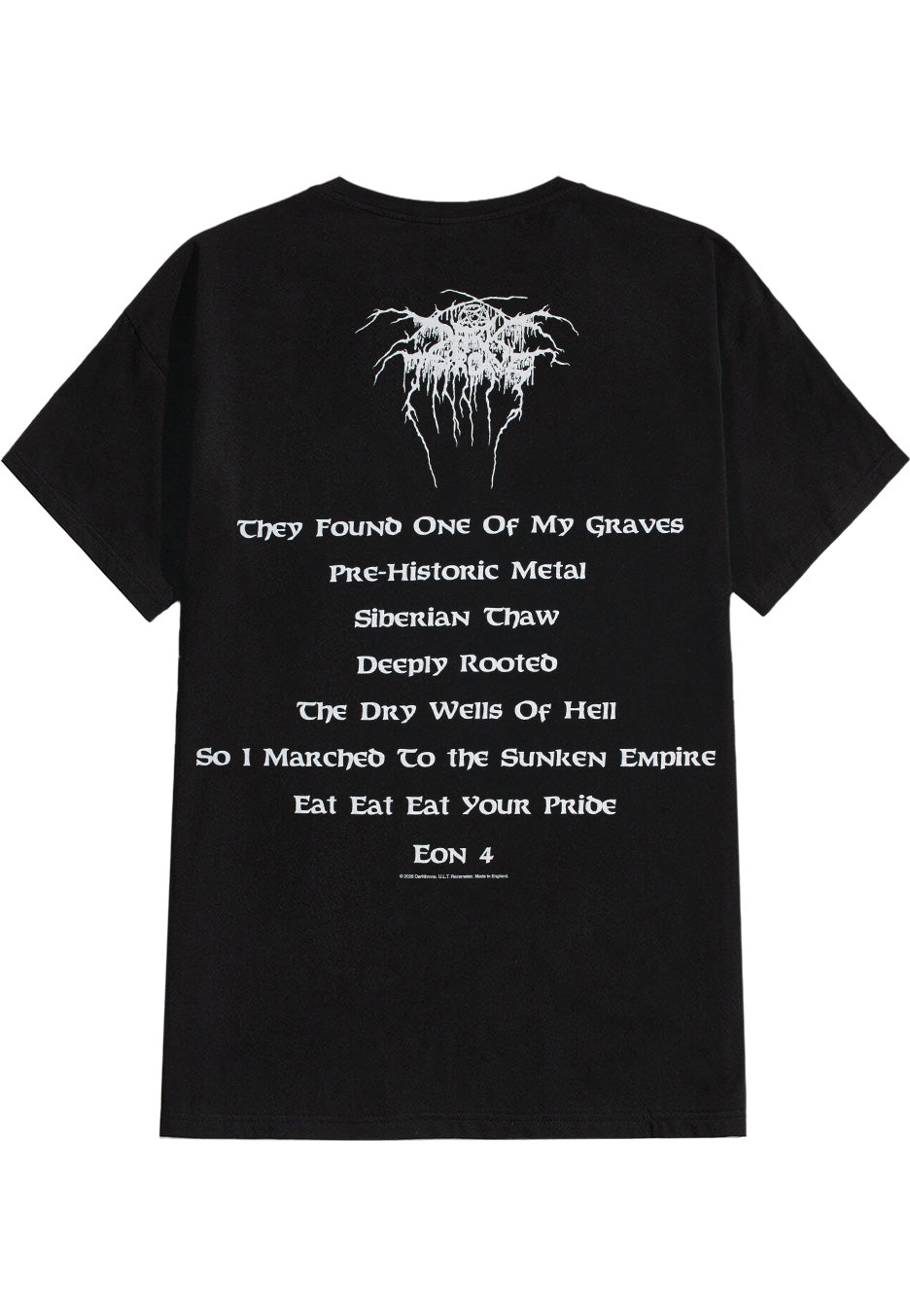 Darkthrone Pre-Historic Metal Camiseta