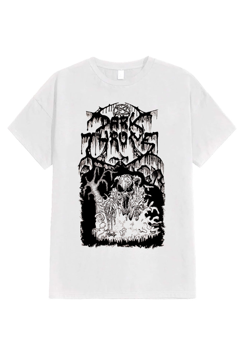 Darkthrone Sempiternal Past White T Shirt Nuclear Blast