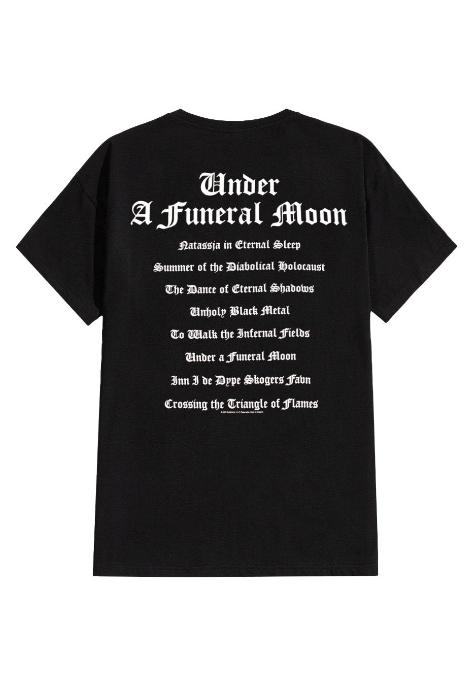 Darkthrone - Under A Funeral Moon / Album - T-Shirt