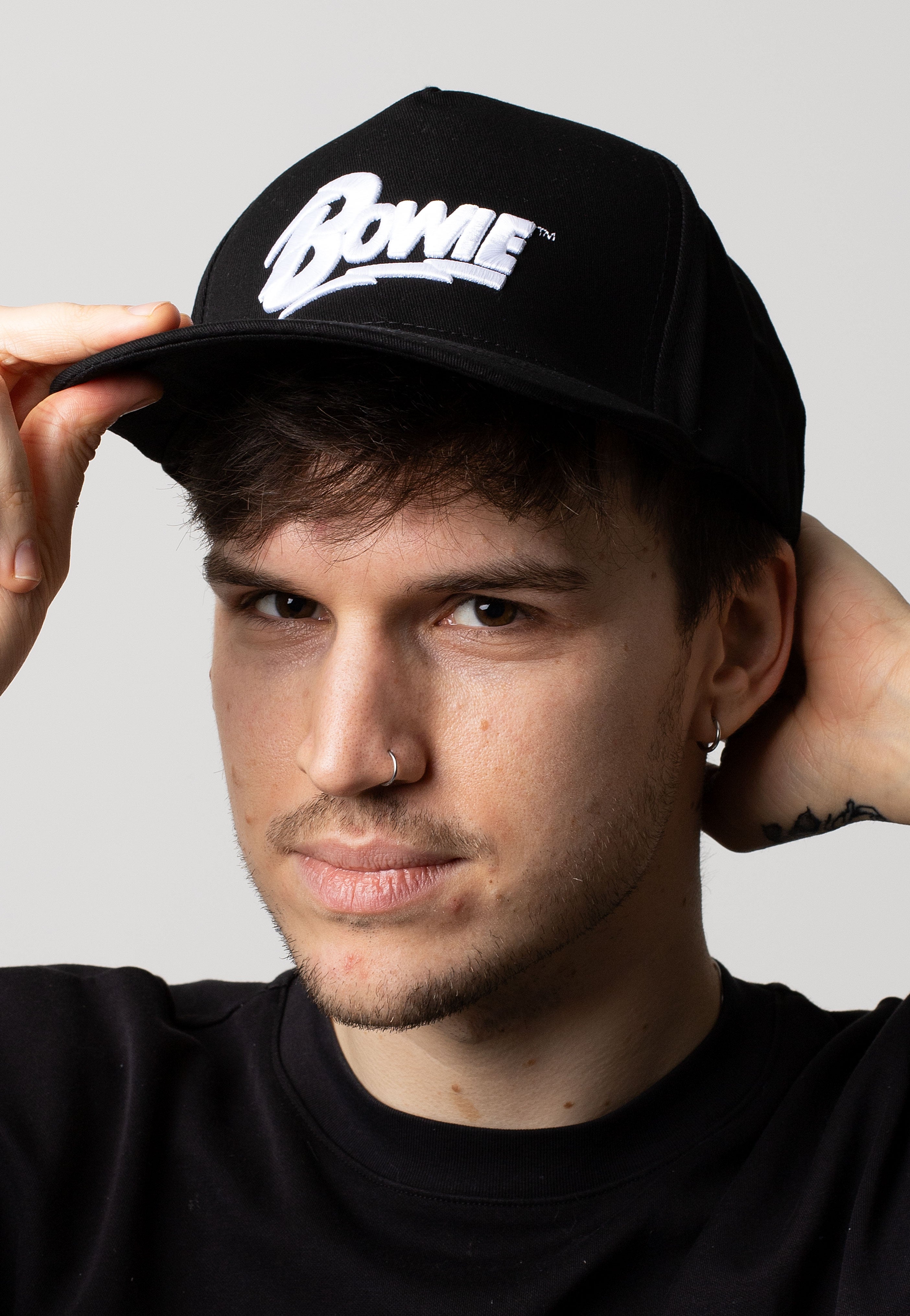 David Bowie - High Build Logo - Cap | Neutral-Image