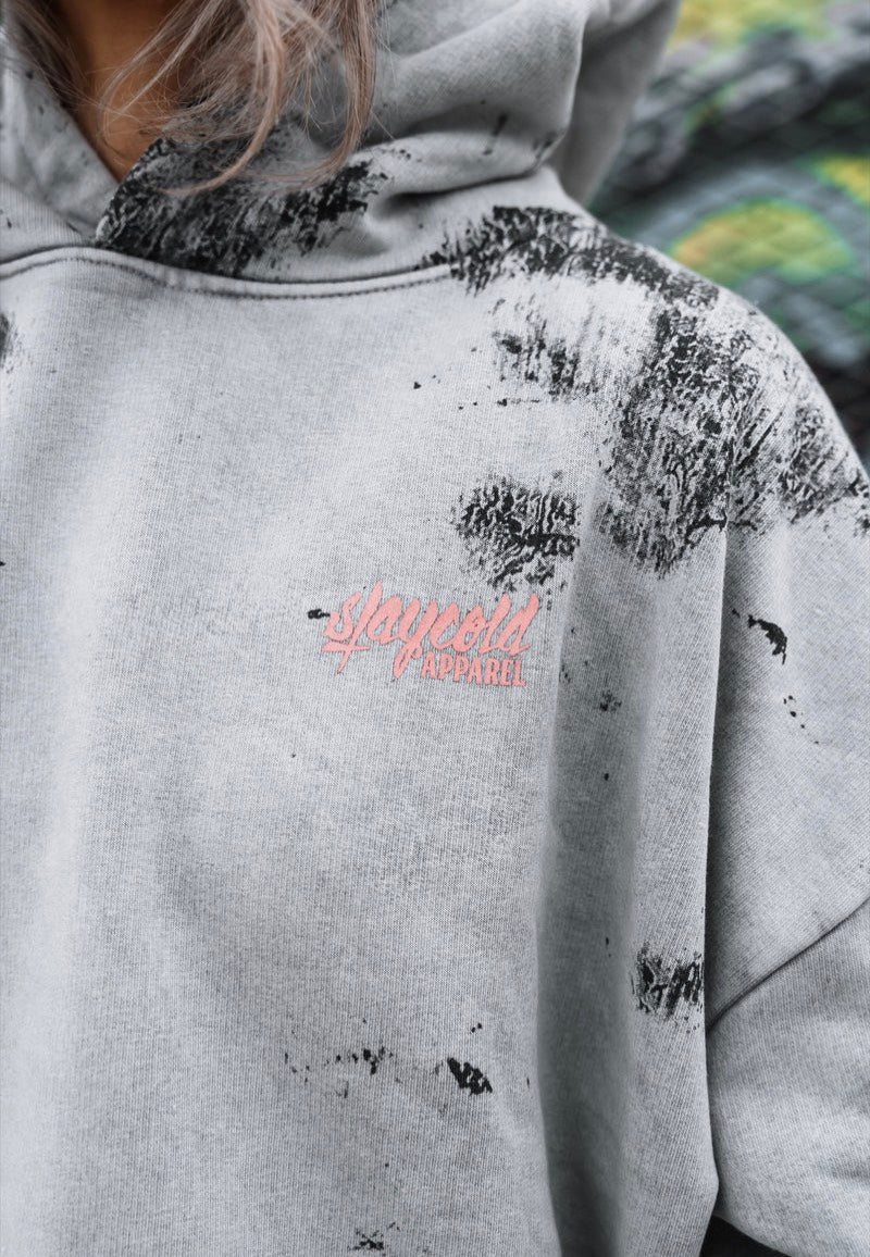 Stay Cold Apparel - Dead Bloom Acid Oversized - Hoodie | Neutral-Image