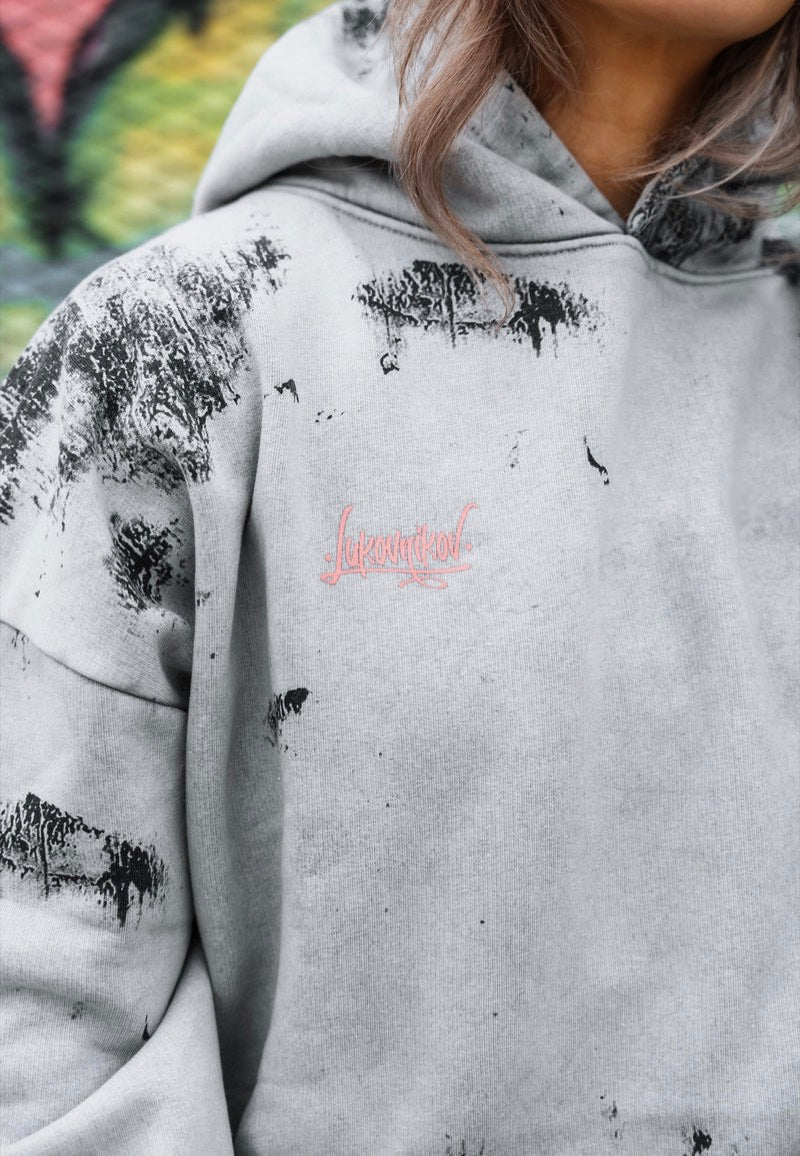 Stay Cold Apparel - Dead Bloom Acid Oversized - Hoodie | Neutral-Image