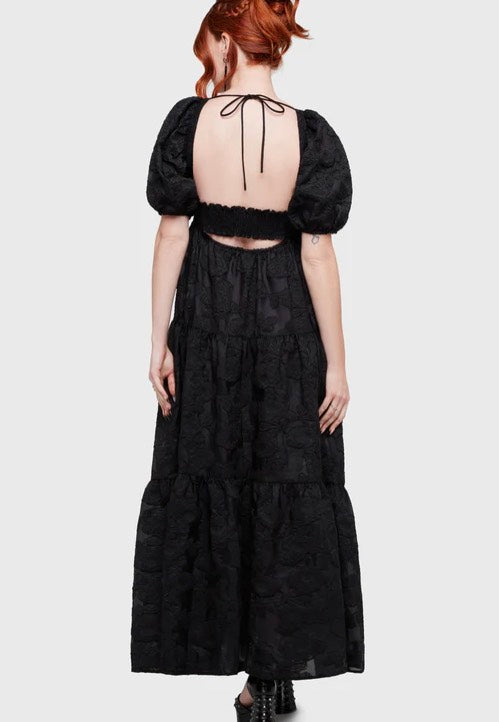 Killstar Dead Of Night Maxi Black Vestido