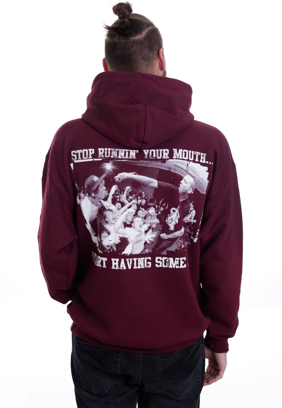 Deez Nuts - Mouth Maroon - Hoodie | Men-Image