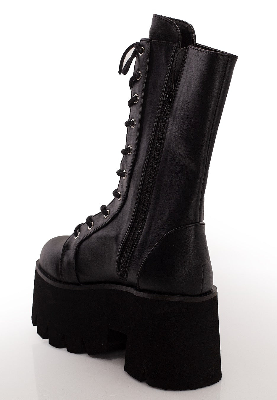 DemoniaCult - Ashes 105 Chunky Heel Black - Girl Shoes | Women-Image