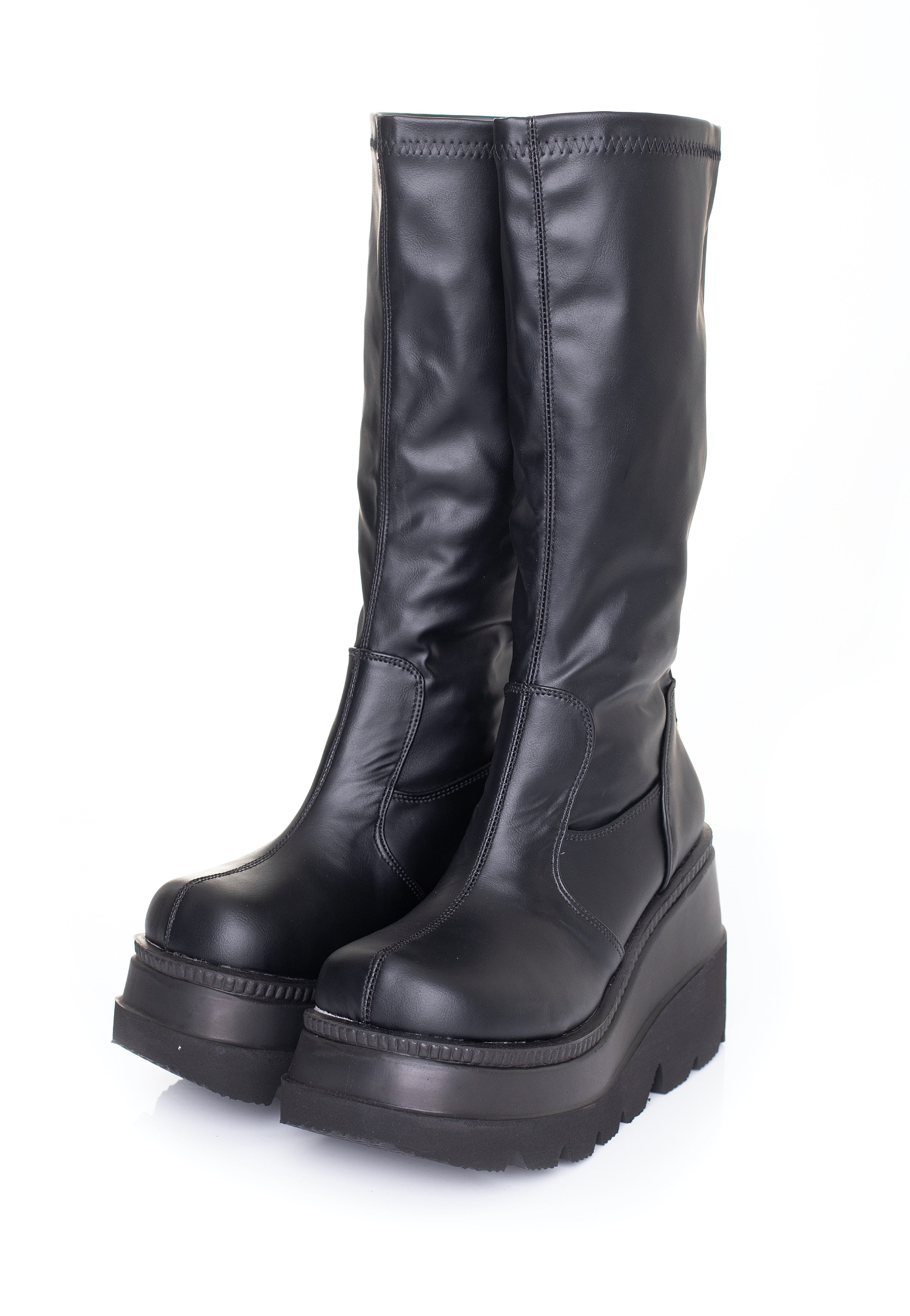 DemoniaCult - Shaker 65 Black Vegan Leather - Girl Shoes | Women-Image