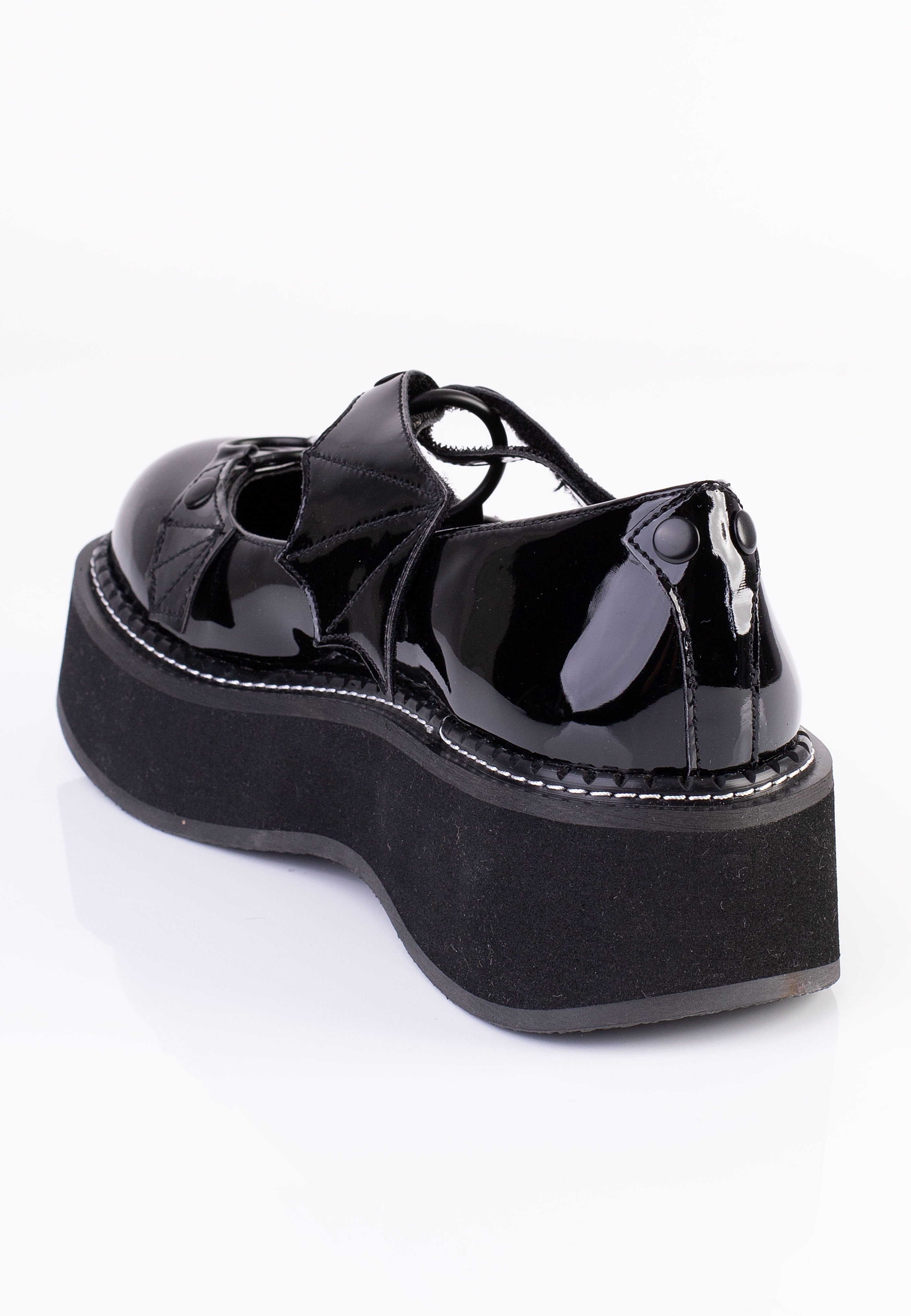 DemoniaCult - Emily 23 Black Pat - Girl Shoes