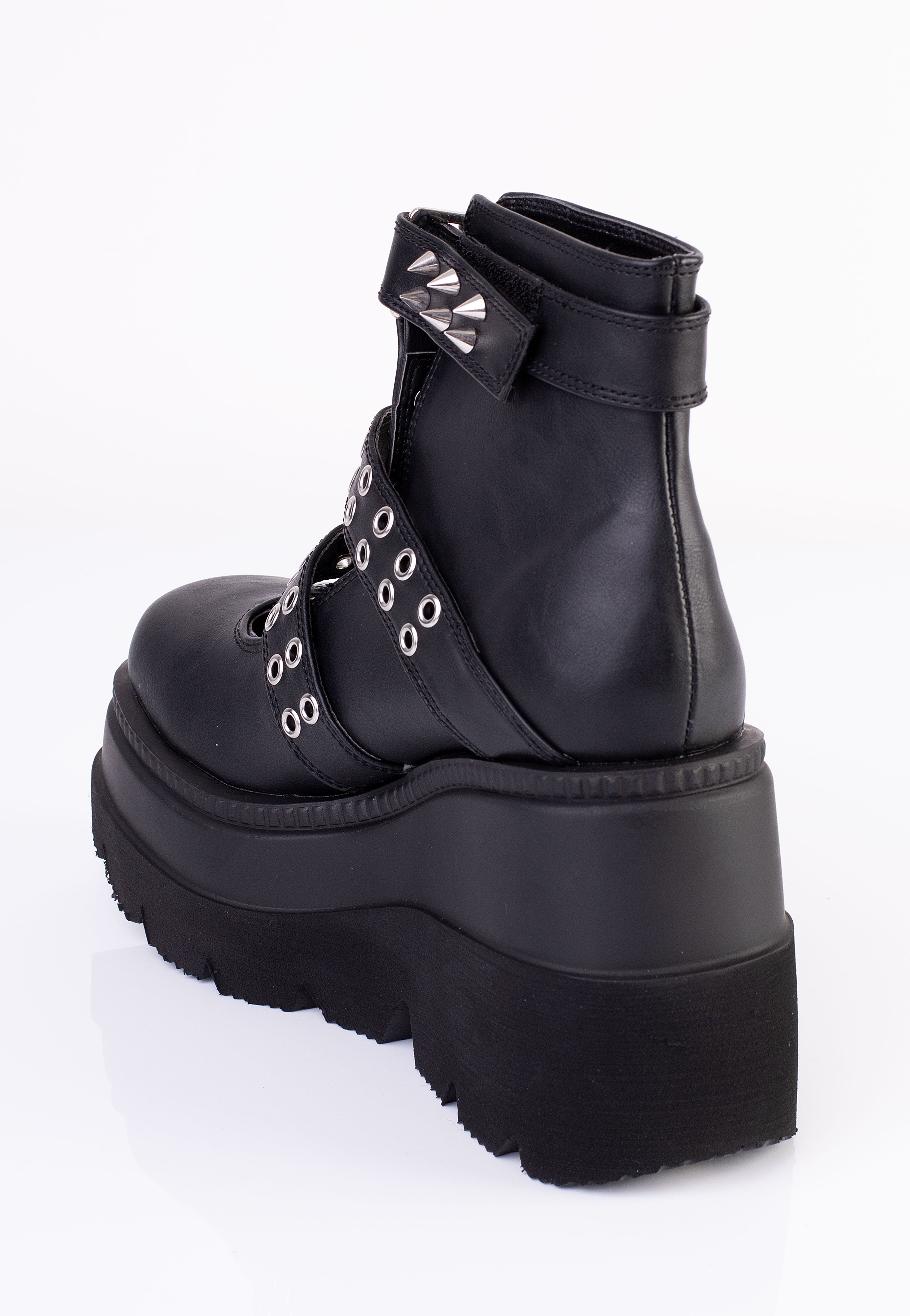 DemoniaCult - Shaker 62 Black Vegan Leather - Girl Shoes