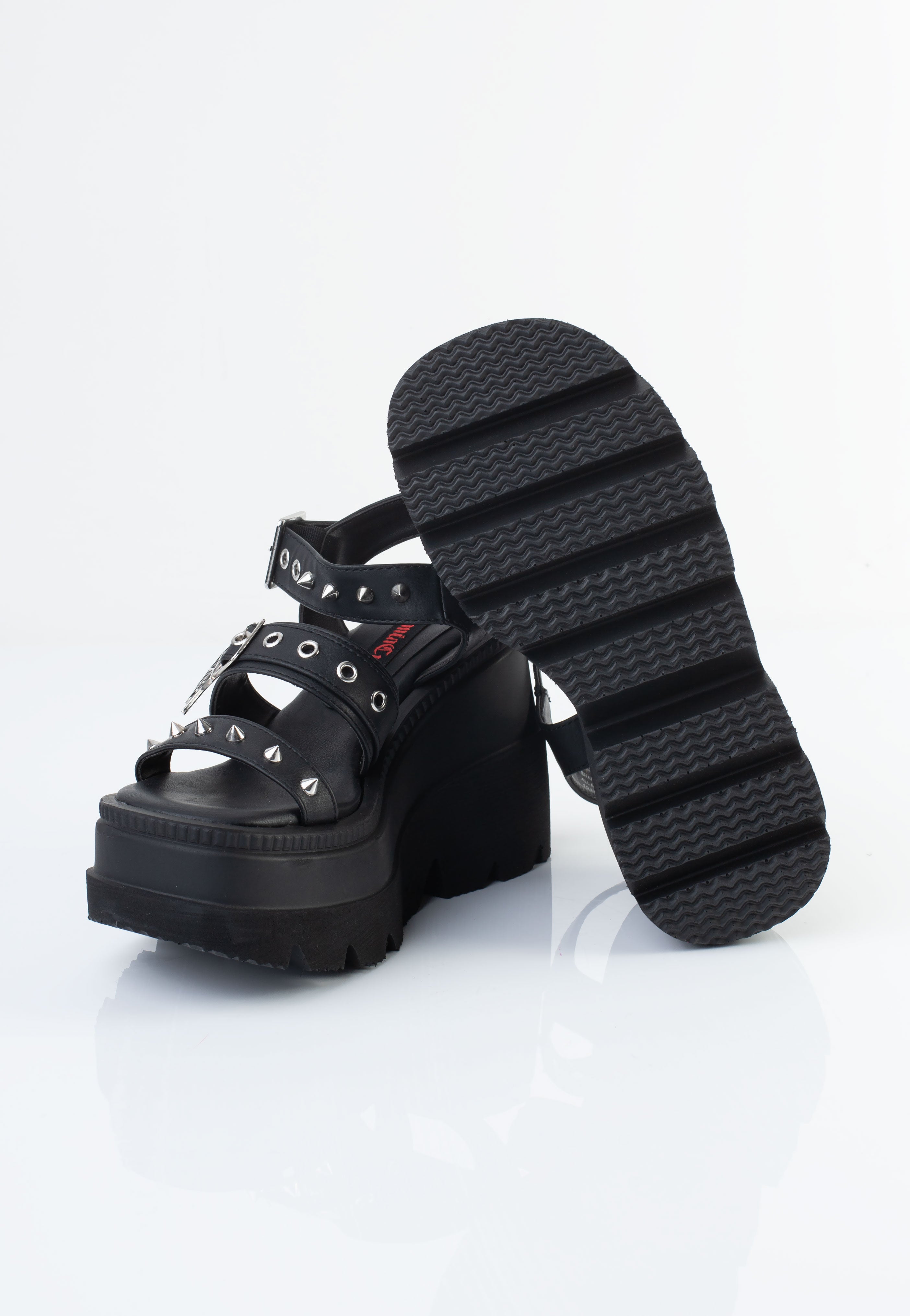 DemoniaCult - Wedge PF Ankle Strap - Girl Sandals | Women-Image
