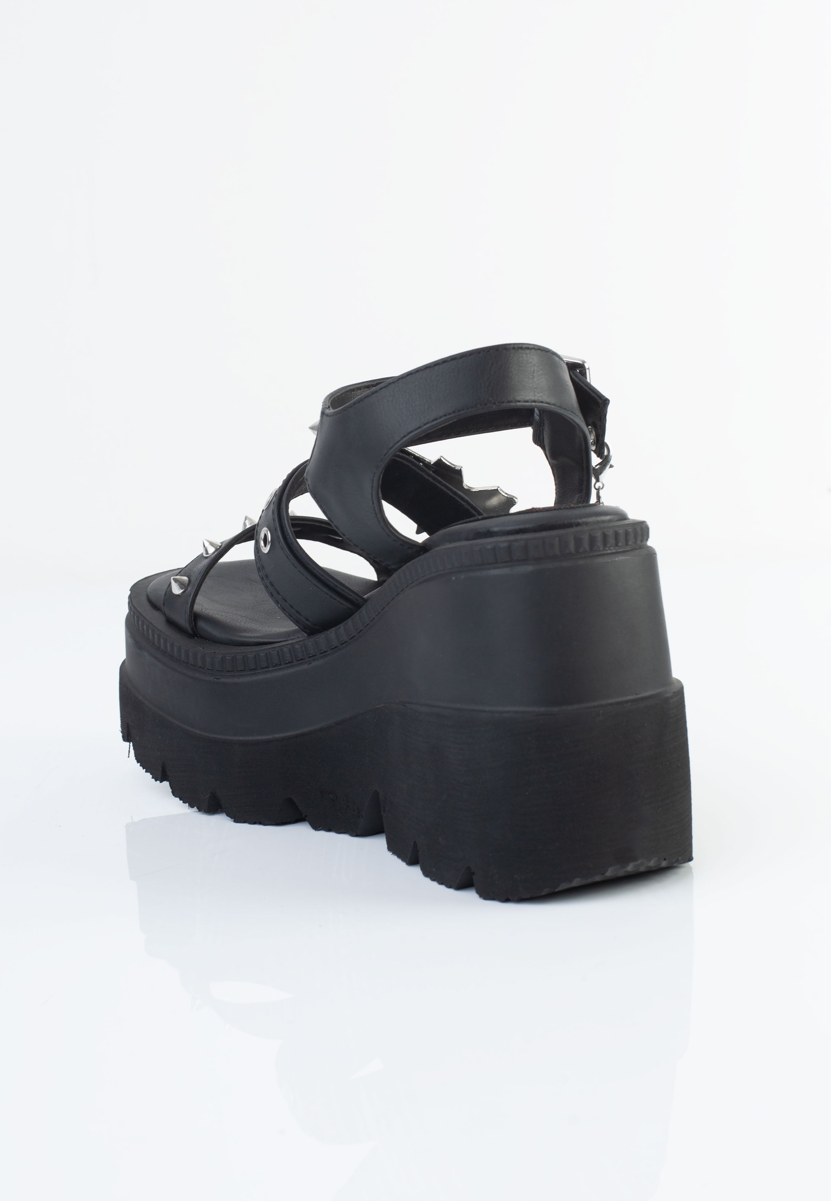 DemoniaCult - Wedge PF Ankle Strap - Girl Sandals | Women-Image