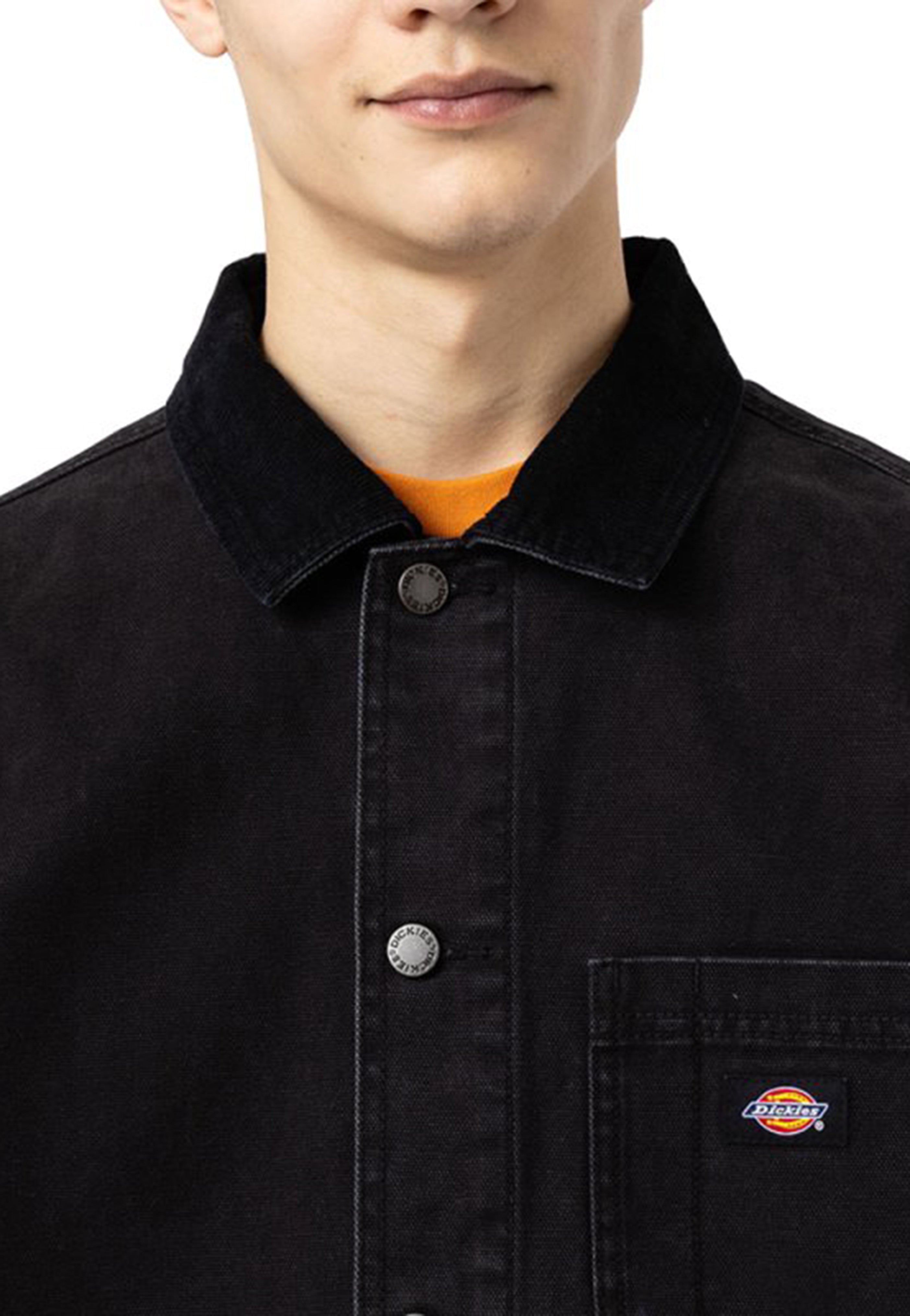 Dickies - Duck Canvas Summer Chore Stone Washed Black - Jacket