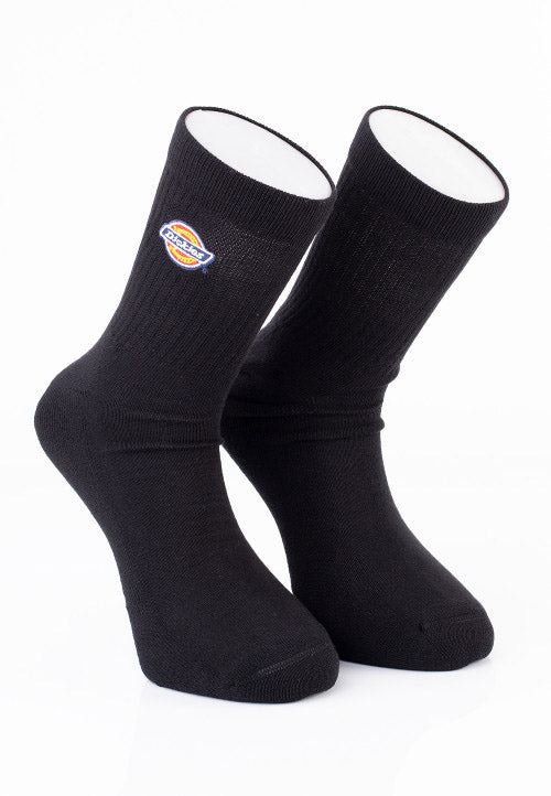 Dickies - Valley Grove Mid Black - Socks | Neutral-Image