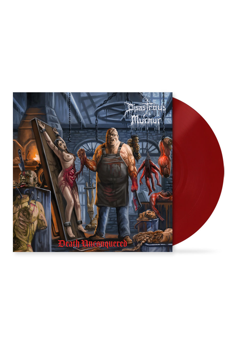 Disastrous Murmur Death Unconquered Ltd. Blood Red Colored Vinyl