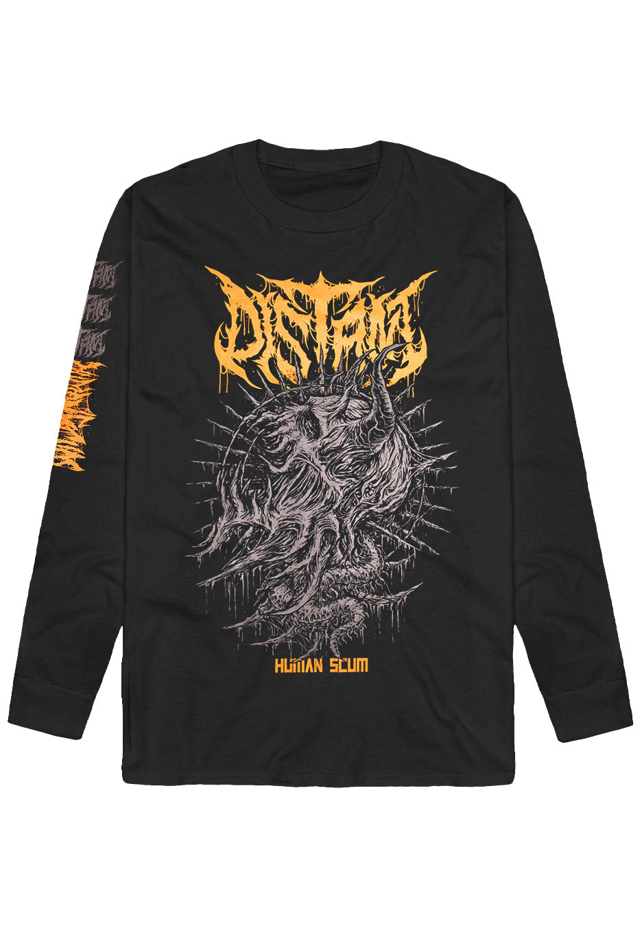 Distant - Human Scum - Longsleeve | Neutral-Image