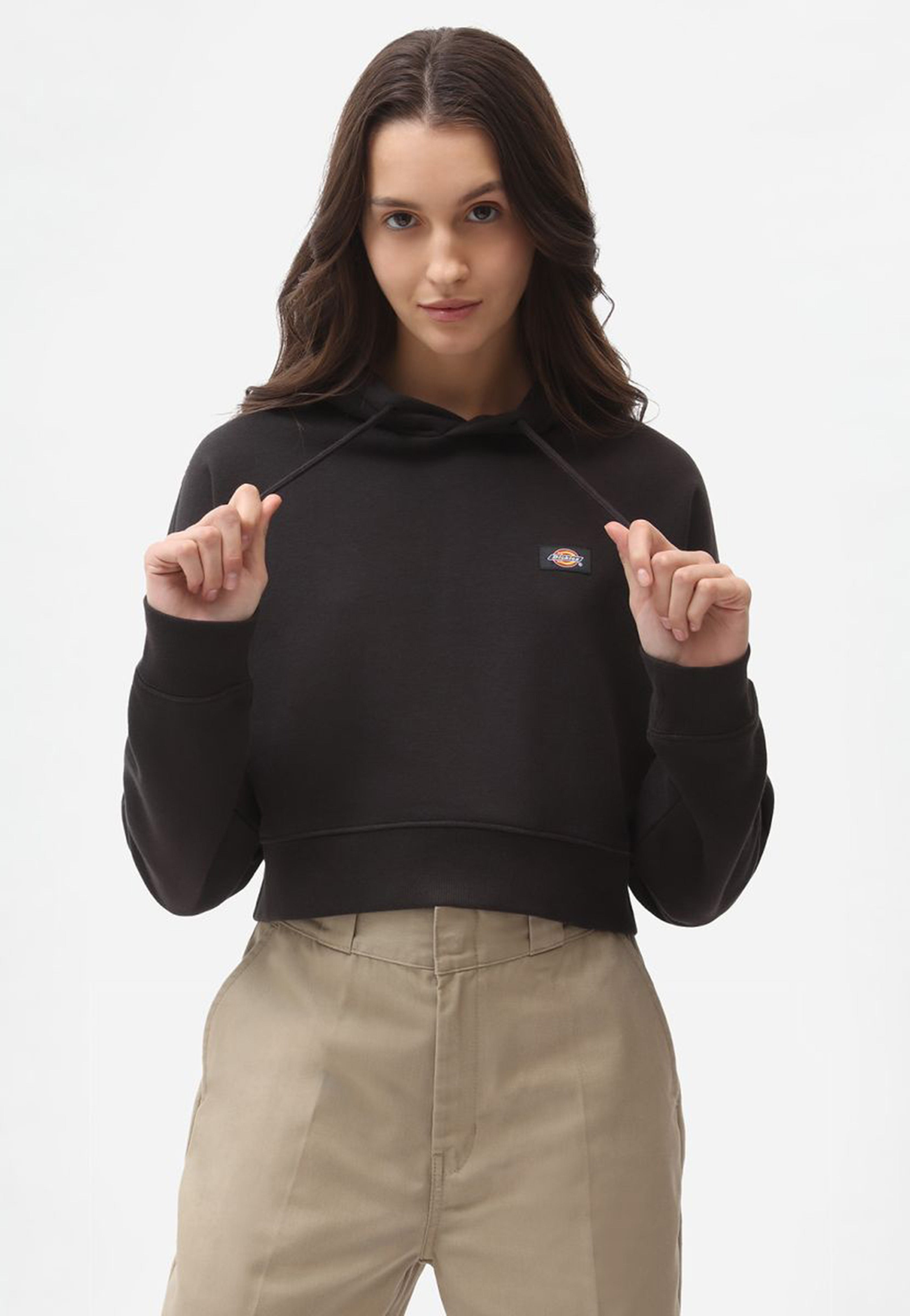 Dickies - Oakport Cropped W Black - Hoodie | Women-Image