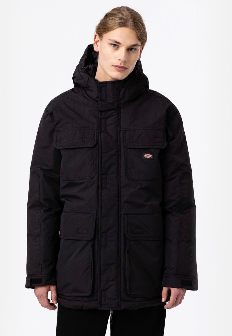 Winter Jacket Parka Dickies Dickies Glacier View Expedition Black