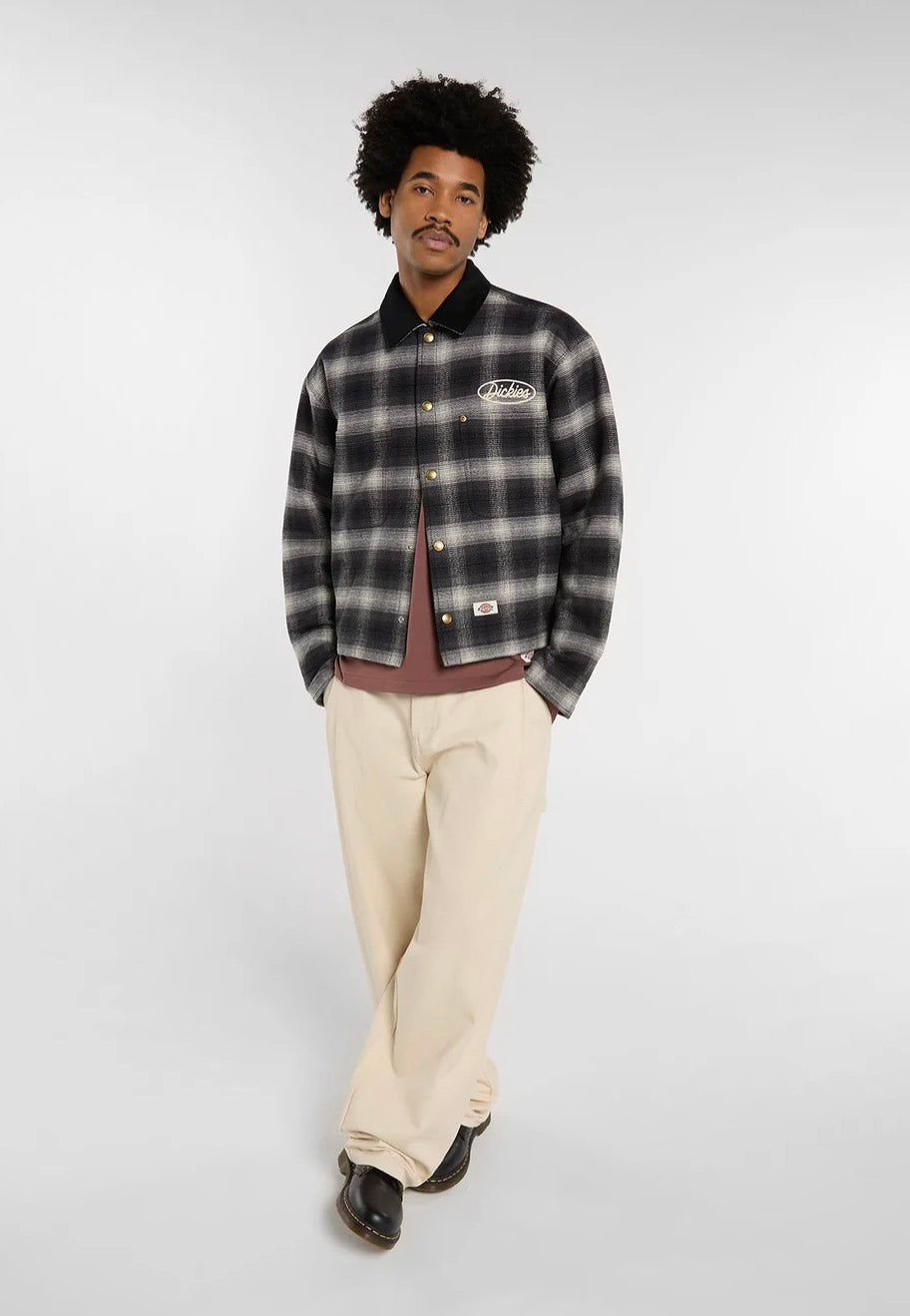 Dickies Taylor Flannel Black Chaqueta