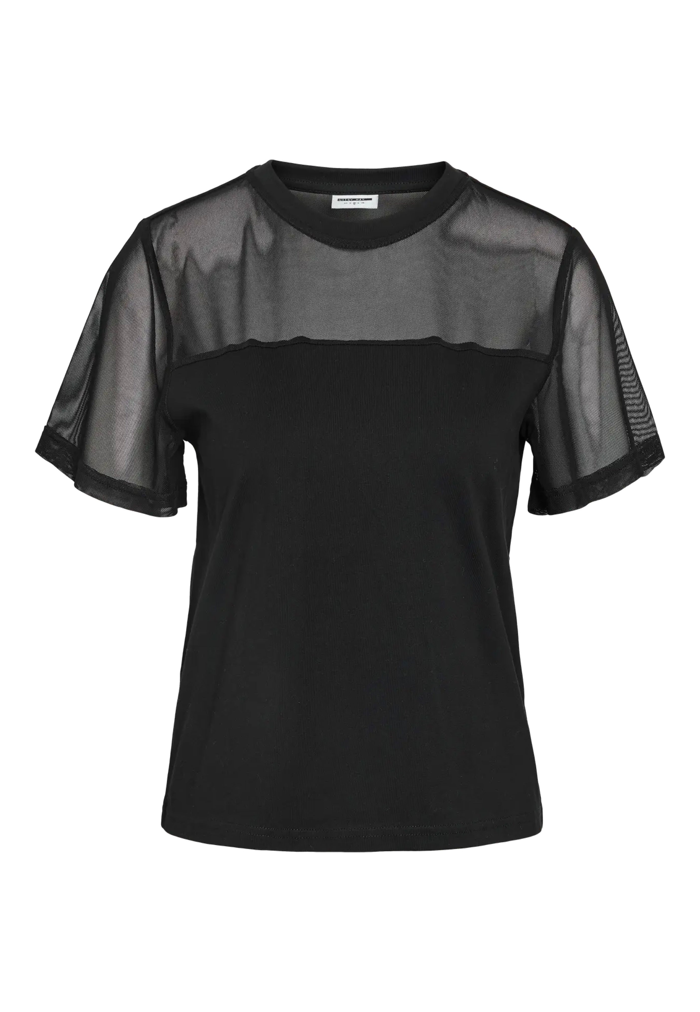 Noisy May - Malle Mesh Insert Black - Top | Women-Image