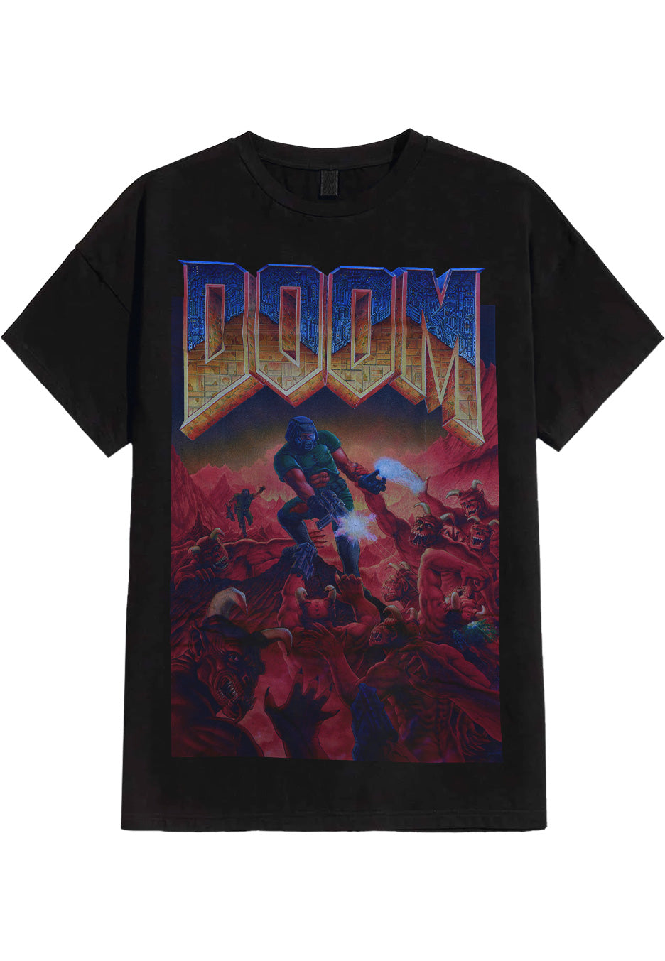 Doom - Classic Box Art - T-Shirt | Neutral-Image