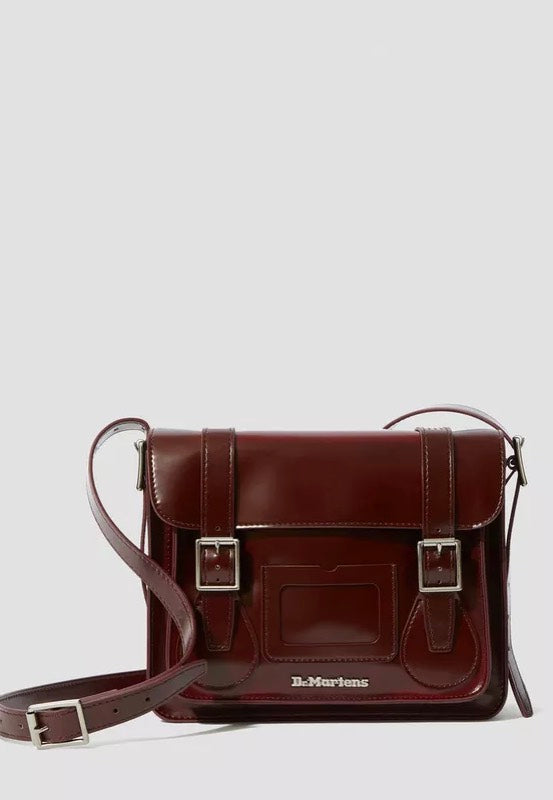 Dr. Martens 11" Satchel Bag Cherry Red Oxford Rub Off Sac