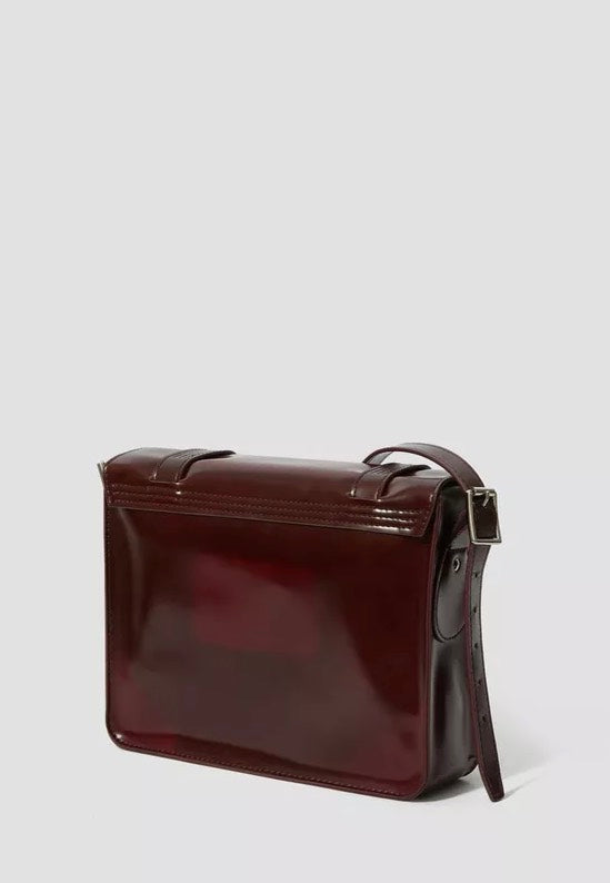 Dr. Martens 11" Satchel Bag Cherry Red Oxford Rub Off Sac