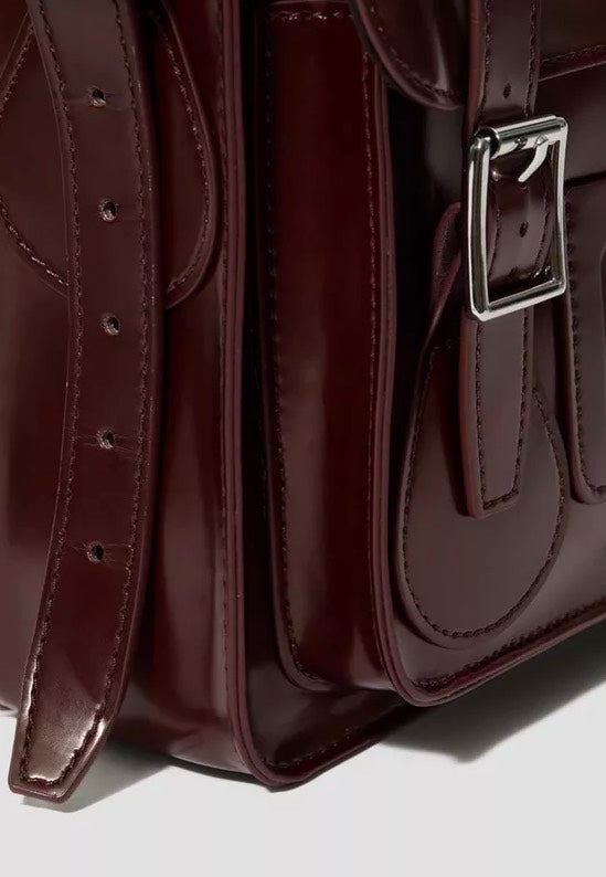 Dr. Martens 11" Satchel Bag Cherry Red Oxford Rub Off Sac