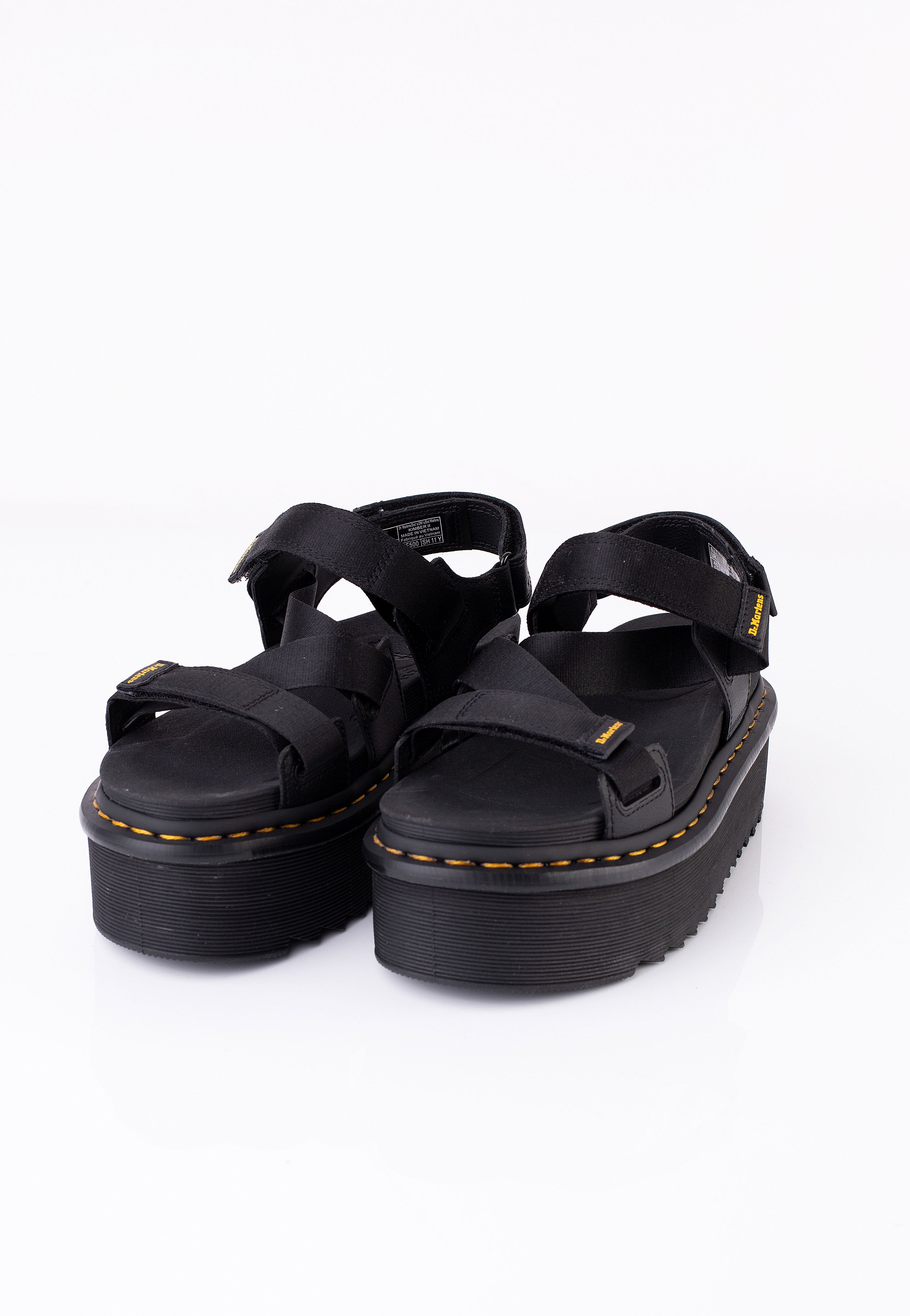 NEW Dr. Martens Sandal Millee Leather Open Toe Sandals in Black | Dr. Martens main image 4