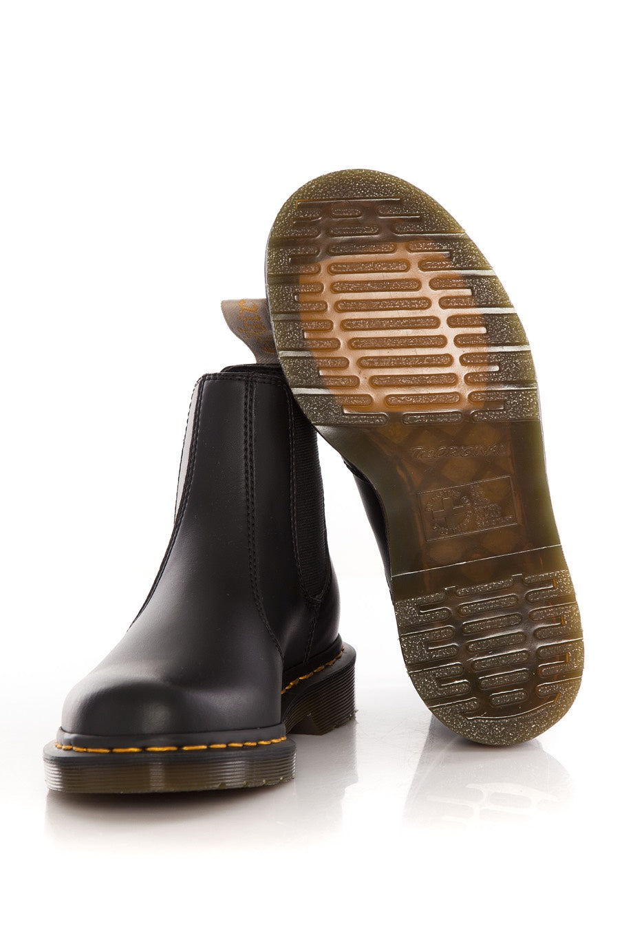 Dr. Martens - Vegan 2976 Chelsea Boots Black Felix Rub Off - Shoes | Neutral-Image
