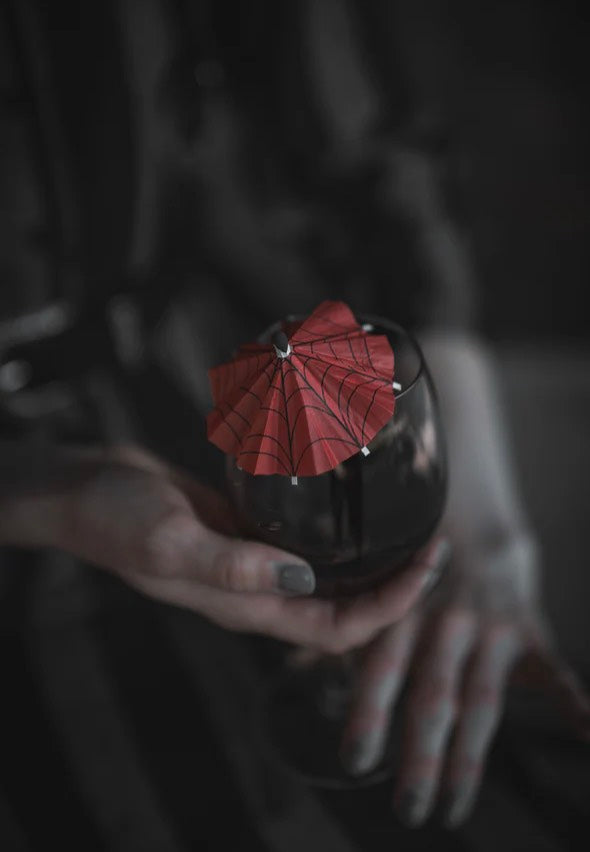 Lively Ghosts - Haunted Spirits Vampweb Spooky - Cocktail Umbrellas | Neutral-Image