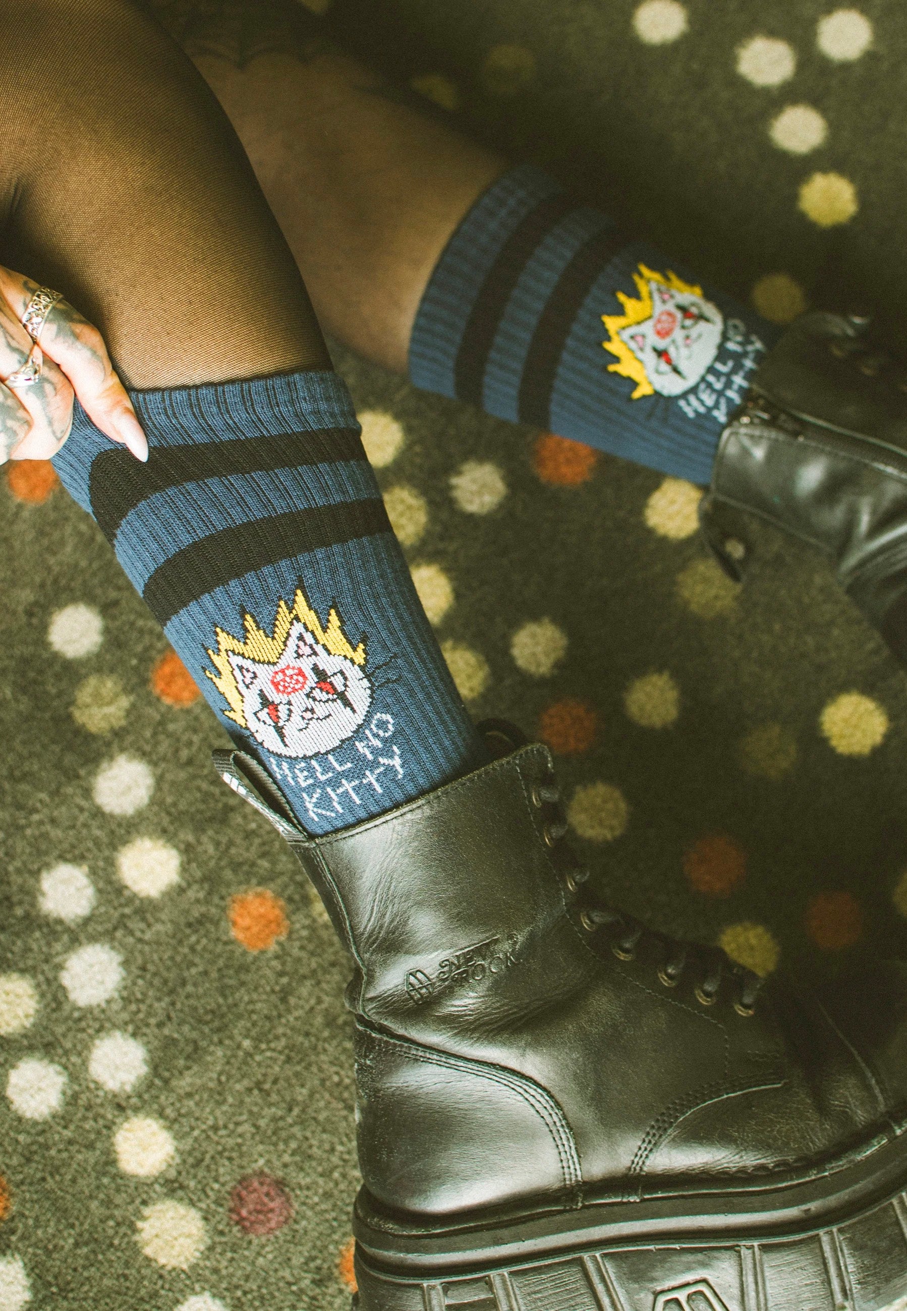 American Socks - Hell No Kitty Mid High - Socks | Neutral-Image